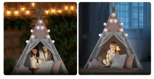TIPI Wigwam Nukido baltai rausva palapinė - Image 5