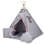 Tipi Wigwam pilka palapinė
