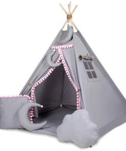 Tipi Wigwam pilka palapinė