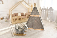 Tipi Wigwam kreminė palapinė - Image 3
