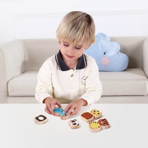 TOOKY TOY Žaislų dėžutė XXL Montessori edukacinė 7in1 sensorinė dėžutė 19-21 mėnesių