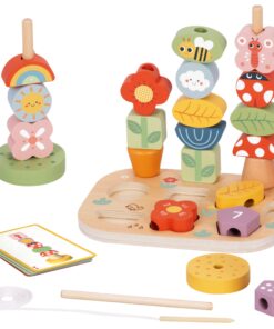 TOOKY TOY edukacinė dėžutė 5in1 Magiškas sodas Montessori