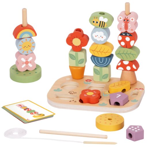 TOOKY TOY edukacinė dėžutė 5in1 Magiškas sodas Montessori