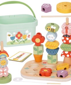 TOOKY TOY edukacinė dėžutė 5in1 Magiškas sodas Montessori