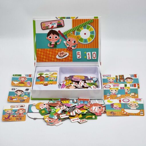 TOOKY TOY medinis dėlionės magnetinė dėžutė