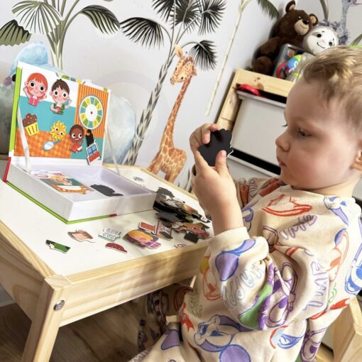 TOOKY TOY medinis dėlionės magnetinė dėžutė