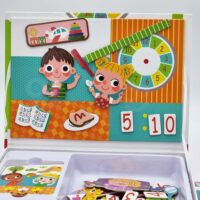 TOOKY TOY medinis dėlionės magnetinė dėžutė