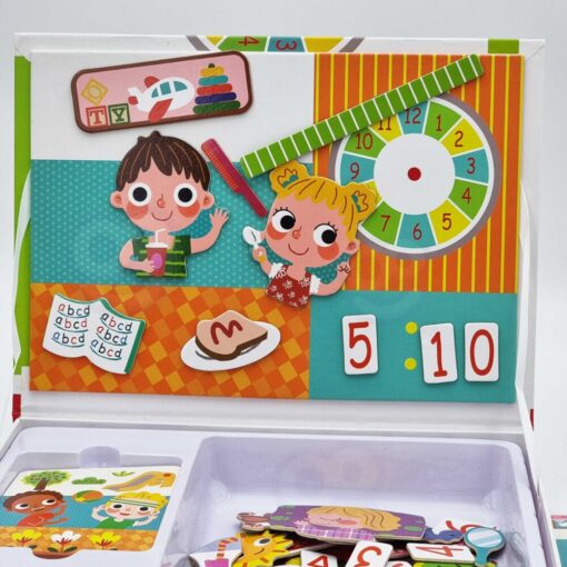 TOOKY TOY medinis dėlionės magnetinė dėžutė