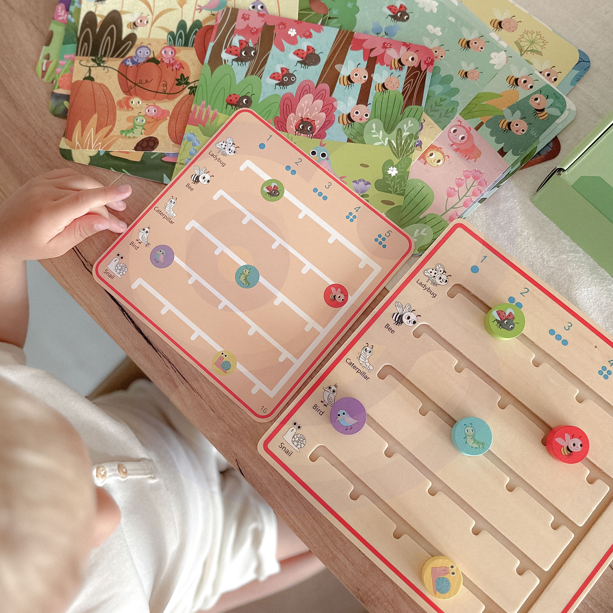 TOOKY TOY puidust m&auml;ng "Loomade lugemise &otilde;ppimine"