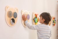 VIGA medinių lentų spalvos FSC Montessori sertifikatas