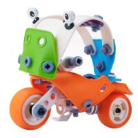 WOOPIE 5 viename STEM statybinių kaladėlių transporto priemonių rinkinys
