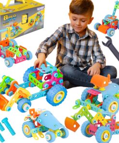 WOOPIE 6 viename STEM transporto priemonių konstruktoriaus rinkinys
