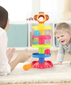 WOOPIE BABY kamuoliukų takelio spiralės rinkinys + 3 kamuoliukai