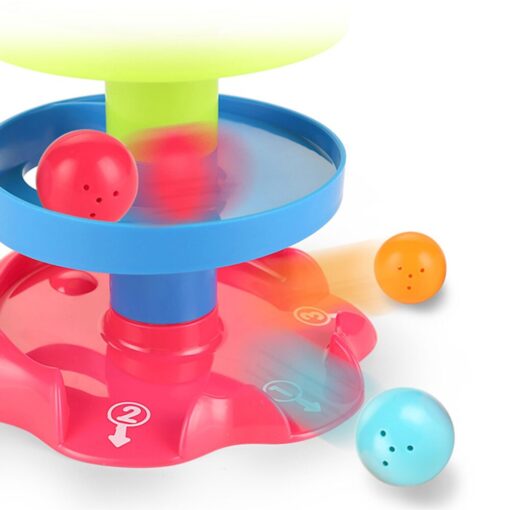 WOOPIE BABY kamuoliukų takelio spiralės rinkinys + 3 kamuoliukai