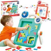 WOOPIE dvipusė piešimo lenta 2in1 Tetris žaidimas