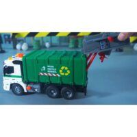 WOOPIE interaktyvus šiukšliavežės modelis 1:16 masteliu su garso ir šviesos efektais