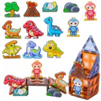 šviečiantys 3D dinozaurų parkas
