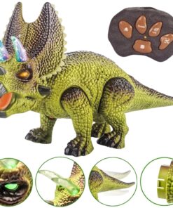 WOOPIE nuotolinio valdymo RC dinozaurų robotas Triceratops