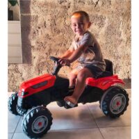 WOOPIE pedalų traktorius ūkininkui GoTrac traktorius tylūs ratai