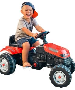 WOOPIE pedalų traktorius ūkininkui GoTrac traktorius tylūs ratai