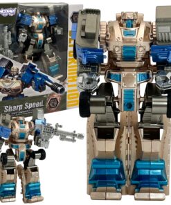 WOOPIE transformuojantis robotas SHARP SPEED 2in1 kovinis sunkvežimis