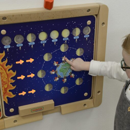  MASTERKIDZ Montessori mėnulio fazių edukacinė lenta
