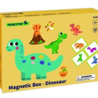  TOOKY TOY magnetinė dėlionė Dinozaurų dėlionė