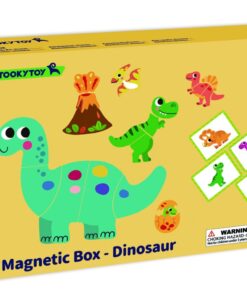  TOOKY TOY magnetinė dėlionė Dinozaurų dėlionė