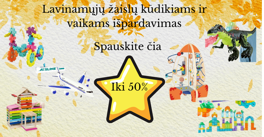 Lavinamųjų žaislų kūdikiams ir vaikams išpardavimas (5)