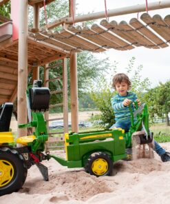 Rolly Toys John Deere Przyczepka rollyTrailer FarmOtwierane Burty
