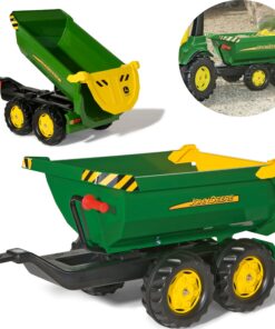 Rolly Toys RollyHalfpipe John Deere savivartis priekaba