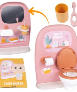 SMOBY Baby Nurse – Dvipusis tualetas Lėlėms 42 cm