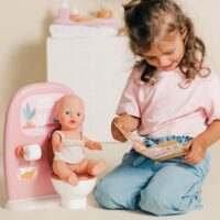 SMOBY Baby Nurse – Dvipusis tualetas Lėlėms 42 cm