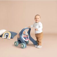 SMOBY Little Walker Pusher 3in1 vežimėlis kūdikiui + lėlė