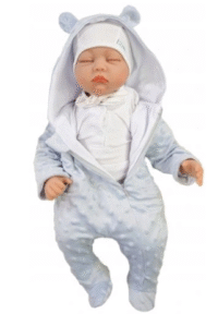 Kombinezonas PAJAC COTTON MINKY mėlynai pilkas - Image 3