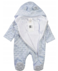 Kombinezonas PAJAC COTTON MINKY mėlynai pilkas - Image 4