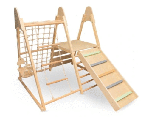 Mamabrum 5in1 medinė namų žaidimų aikštelė - Image 2