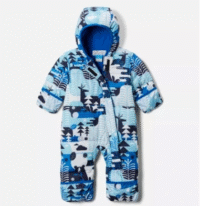 Columbia Snuggly Bunny Bunting pūkinis vaikiškas žieminis kombinezonas 56 dydis