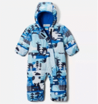 Columbia Snuggly Bunny Bunting pūkinis vaikiškas žieminis kombinezonas 56 dydis - Image 2