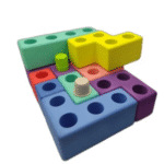 Putplasčio blokeliai Tetris - 45 el.