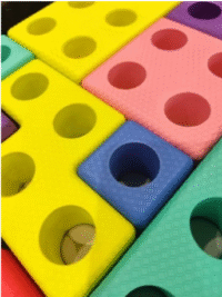 Putplasčio blokeliai Tetris - 45 el. - Image 2