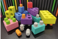 Putplasčio blokeliai Tetris - 45 el. - Image 3