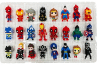 Advento kalendorius – Keršytojai Superherojai – 24 figūrėlės langeliai - Image 2