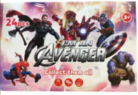 Advento kalendorius – Keršytojai Superherojai – 24 figūrėlės langeliai - Image 3