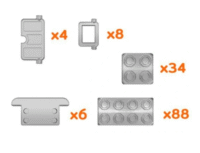 Marioinex statymo plytos 140 vnt - Image 6