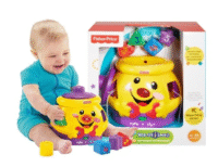 FISHER PRICE kaladėlių rūšiavimo puodas