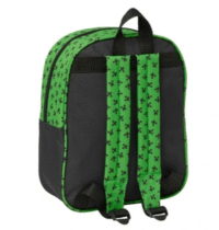 Vaikiška mokyklinė kuprinė su 3D spauda minecraft creeper - Image 4