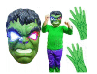 Hulk kaukės helovino kostiumas