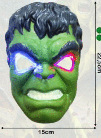 Hulk kaukės helovino kostiumas - Image 3