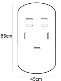 Miegmaišis vežimėliui Gondola Sled su šildymu 5in1 - Image 5